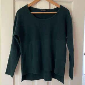 ARITZIA BABATON 100% Italian Merino Wool Dark Green Sweater Size S